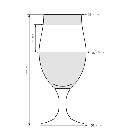 Beer Glasses Dimensions & Drawings