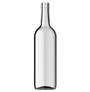 Bordeaux Wine Bottle cetie 75cl white