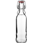 Bottiglia di vetro Pure Bottle 75cl rossa con manico