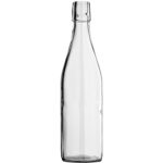 Bottiglia per acqua Limonata tappo meccanico 50 cl bianco Maurer