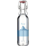 Bouteille en verre Pure Bottle 75cl Mountain red