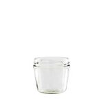 Vaso per conserve 105 ml bianco TO63 conico