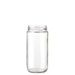 Vaso per conserve 415ml TO63 bianco