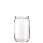 Vaso per conserve 660 ml bianco TO82