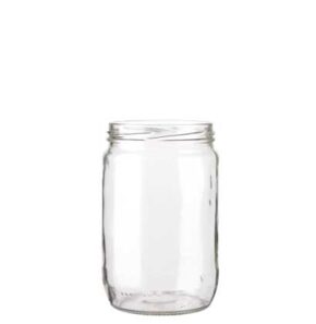 Vaso per conserve 660 ml bianco TO82