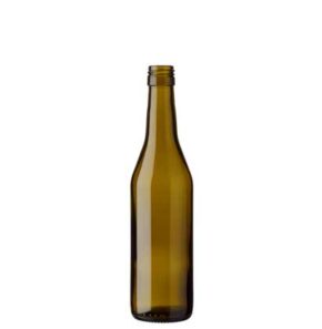 Vaud wine bottle BVS 37.5 cl olive green