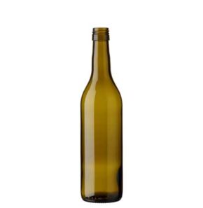 Vaud wine bottle BVS 50 cl olive green