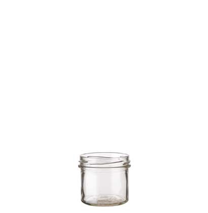 Vaso per conserve 125 ml bianco TO66