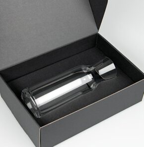 Geschenkbox schwarz (1x carafe Aquaria)