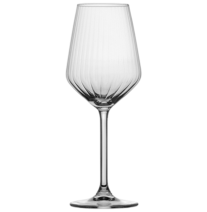 Wine Glass Carré 38cl with Texture