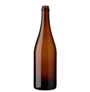 Bouteille à bière couronne 75cl Belgium brun (26mm)