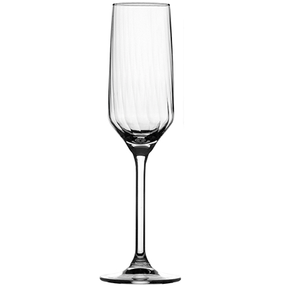 Champagne Glass Carré 22cl with Texture