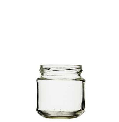 Vaso per conserve 212 ml bianco TO66