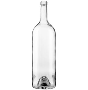 Weinflasche Bordeaux band 1.5 L weiss Magnum