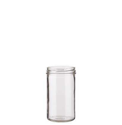 Vaso per conserve 277 ml bianco TO66