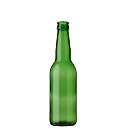 Bottiglia di birra corona 33cl Long Neck verde