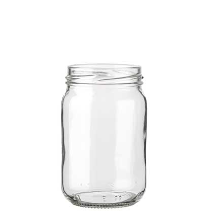 Honey Jar 212 ml white TO58 Form hoch