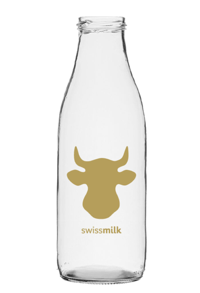 Bouteille de lait personnalisée Swiss Milk_2